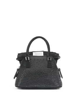 Maison Margiela numbers-logo rhinestone shoulder bag 19783615