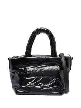 Karl Lagerfeld K/Signature logo-plaque tote bag 20081897