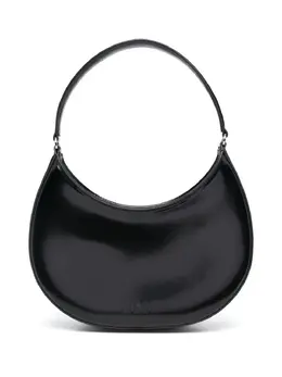 MSGM logo-debossed faux-leather hobo bag 20217662