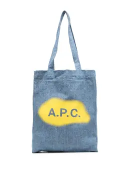 A.P.C. Lou denim tote bag 20617954