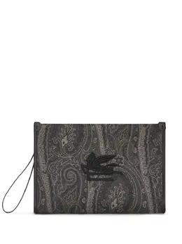 Etro large paisley-print clutch 20471366