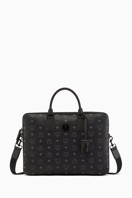 MCM Large Klassik Tote in Visetos Monogram Canvas 216357309_13