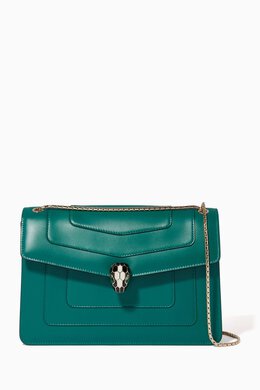 Bvlgari Serpenti Forever Shoulder Bag in Leather 215357034_20