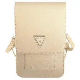 Сумка Guess, фактура тиснение, бежевый 101861471658