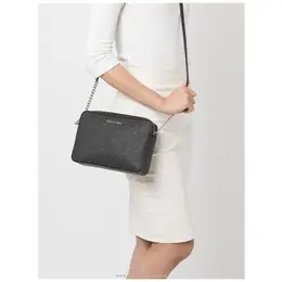 Сумка кросс-боди Michael Kors, фактура гладкая, черный 1829151382