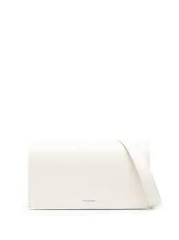 Jil Sander logo-stamp leather shoulder bag 20834495
