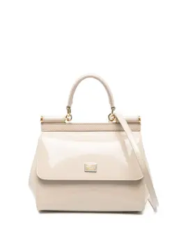 Dolce & Gabbana small Sicily patent leather shoulder bag 20833405