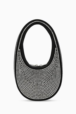 Coperni Mini Swipe Bag in Crystal Embellished Leather 215823897_245