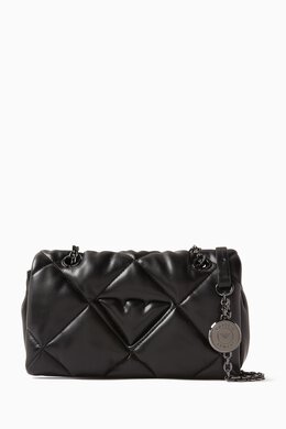 Emporio Armani Front Flap Crossbody Bag in Nappa Leather 216267899_245