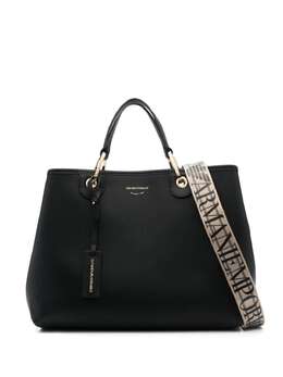 Emporio Armani debossed-logo tote bag 20862235