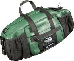 Сумка Supreme x The North Face Leather Mountain Waist Bag Green, зеленый fw18b6 green | green