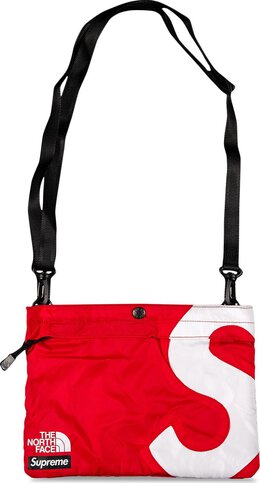Сумка Supreme x The North Face S Logo Shoulder Bag Red, красный fw20b7 red | red
