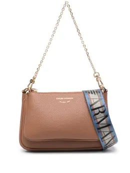 Emporio Armani logo-print leather bag 20862676