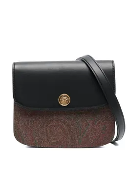 Etro small paisley-print leather crossbody bag 20888227