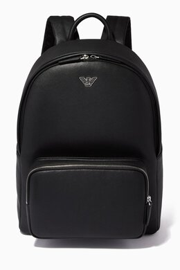 Emporio Armani Business Backpack in Faux Leather 215377235_245