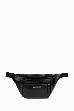 Balenciaga Explorer Logo Belt Bag in Leather 215754923_13