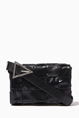 Bottega Veneta Cassette Crossbody Bag in Intrecciato Leather 215675634_13