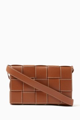 Bottega Veneta Cassette Crossbody Bag in Orthogonal Woven Leather 216315567_15