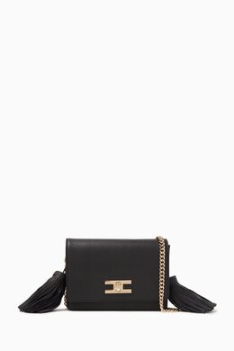 Elisabetta Franchi Tassel Crossbody Bag in Faux Leather 216199957_13