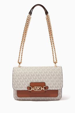 Michael Kors Heather Large Shoulder Bag in Logo Canvas 215152288_26