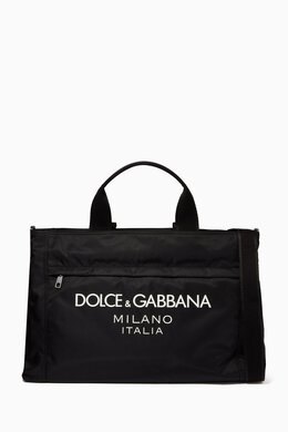 Dolce & Gabbana Logo Duffle Bag in Nylon 215858989_245