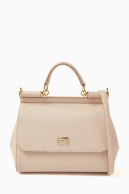 Dolce & Gabbana Large Sicily Bag in Dauphine Leather 212056822_5925