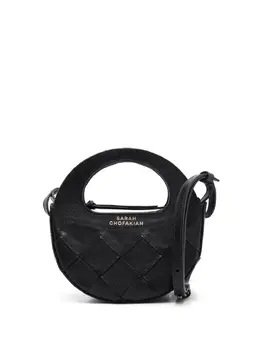 Sarah Chofakian Martha logo-print leather bag 20620452
