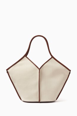 Hereu Medium Calella Tote Bag in Cotton Canvas 216508404_179