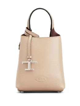 Tod's mini logo-pendant leather bag 20061789