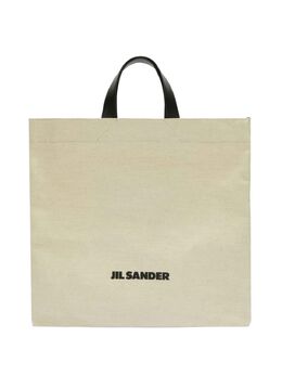 Jil Sander logo-print cotton tote bag 20369527