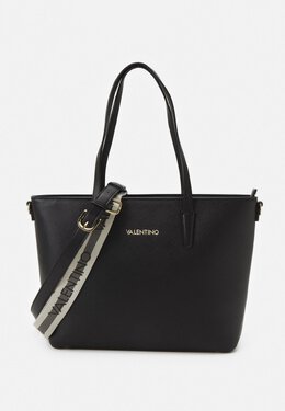 Сумка шоппер Valentino с логотипом бренда на ремне, черный 5va51h145-q11 | nero
