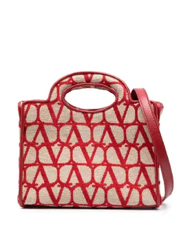 Valentino Garavani mini Le Troisième jacquard tote bag 20933345