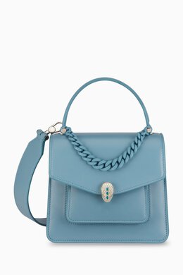 Bvlgari Serpenti Forever Top-handle Bag in Calfskin Leather 216511354_14