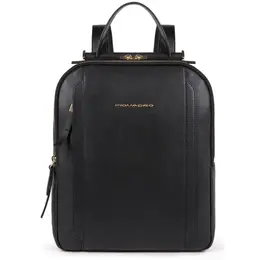 Рюкзак торба Piquadro Black Square, фактура зернистая, гладкая, черный 101801380694