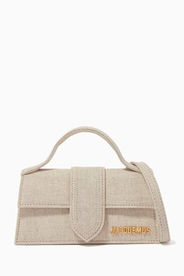 Jacquemus Le Bambino Mini Flap Bag in Linen 215605082_179
