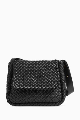 Bottega Veneta Mini Cobble Shoulder Bag in Intreccio Leather 216769762_13