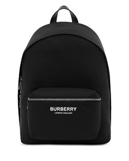 Рюкзак с логотипом Burberry Jett, черный 4738195 | black