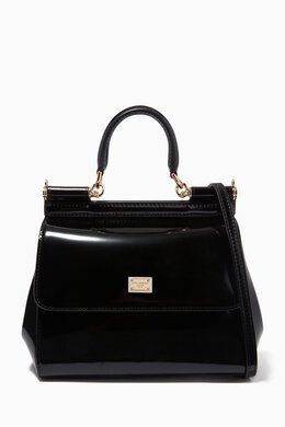 Dolce & Gabbana Small Sicily Bag in Polished Leather 215040058_245