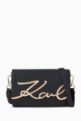 Karl Lagerfeld K/Signature Crossbody Bag in Leather 216576885_13