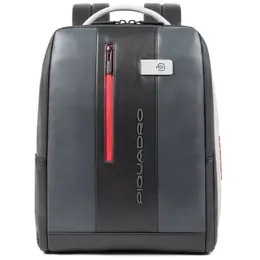 Рюкзак Piquadro Brief, фактура гладкая, матовая, серый/черный 100974449321