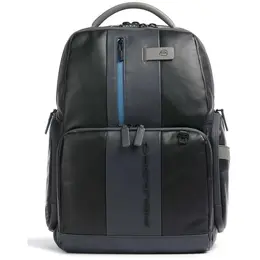 Рюкзак планшет Piquadro Urban, фактура гладкая, матовая, черный/серый 101860423781
