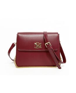 Женская маленькая классическая сумка-портфель Badgley Mischka 12408598 | wine