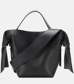 Кожаная мини-сумка через плечо Musubi Acne Studios, черный p00317480 | black