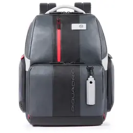 Рюкзак планшет Piquadro Urban, фактура гладкая, матовая, серый/черный 675252406