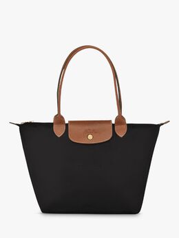 Сумка шоппер Longchamp Le Pliage Original текстильная, черная 41700215 | black