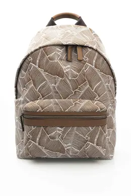 Cerruti 1881 Brown Leather Backpack ce18-22963