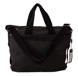 Dolce & Gabbana Black Denim Leather Shoulder Strap Messenger Bag vas12857