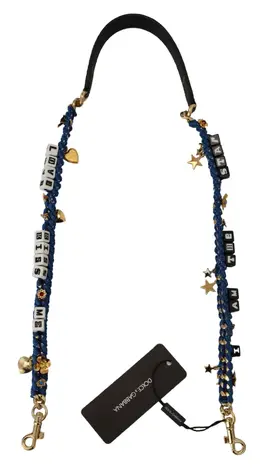 Dolce & Gabbana Multicolor Embellished Bag Shoulder Strap smy101113
