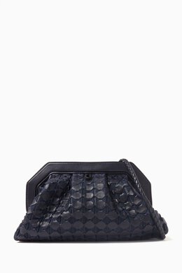 Serapian Secret Clutch Bag in Mosaico Leather 216606680_184