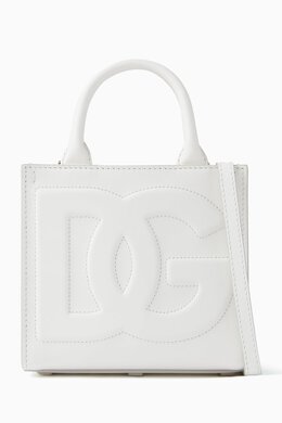 Dolce & Gabbana Mini Daily Logo Tote Bag in Leather 216330867_26